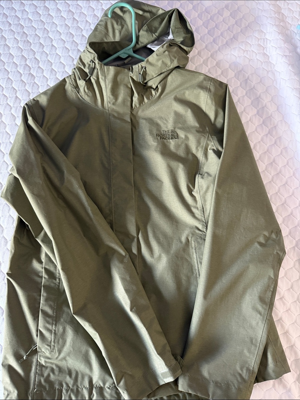 The North Face Women’s Hooded Shell Jacket - Olive Green